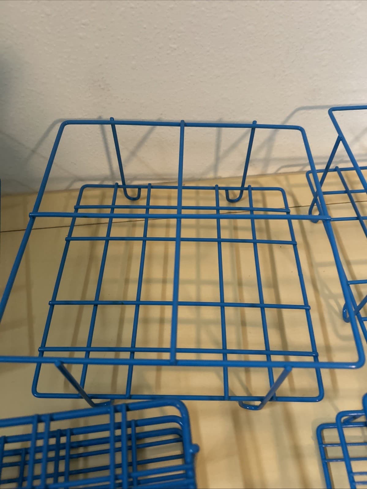 BEL-ART Blue Epoxy-Coated Wire Test Tube Rack  Lot Of 7 3