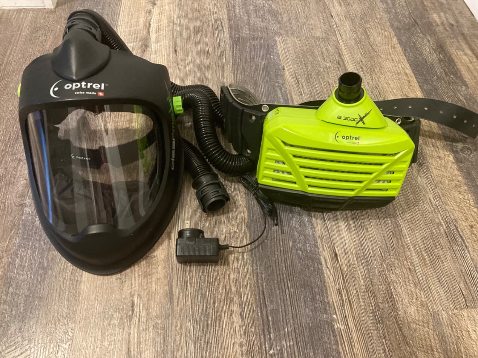 Optrel E3000x High Effic. Powered Air Purifying Respirator PAPR up to 18 hr batt