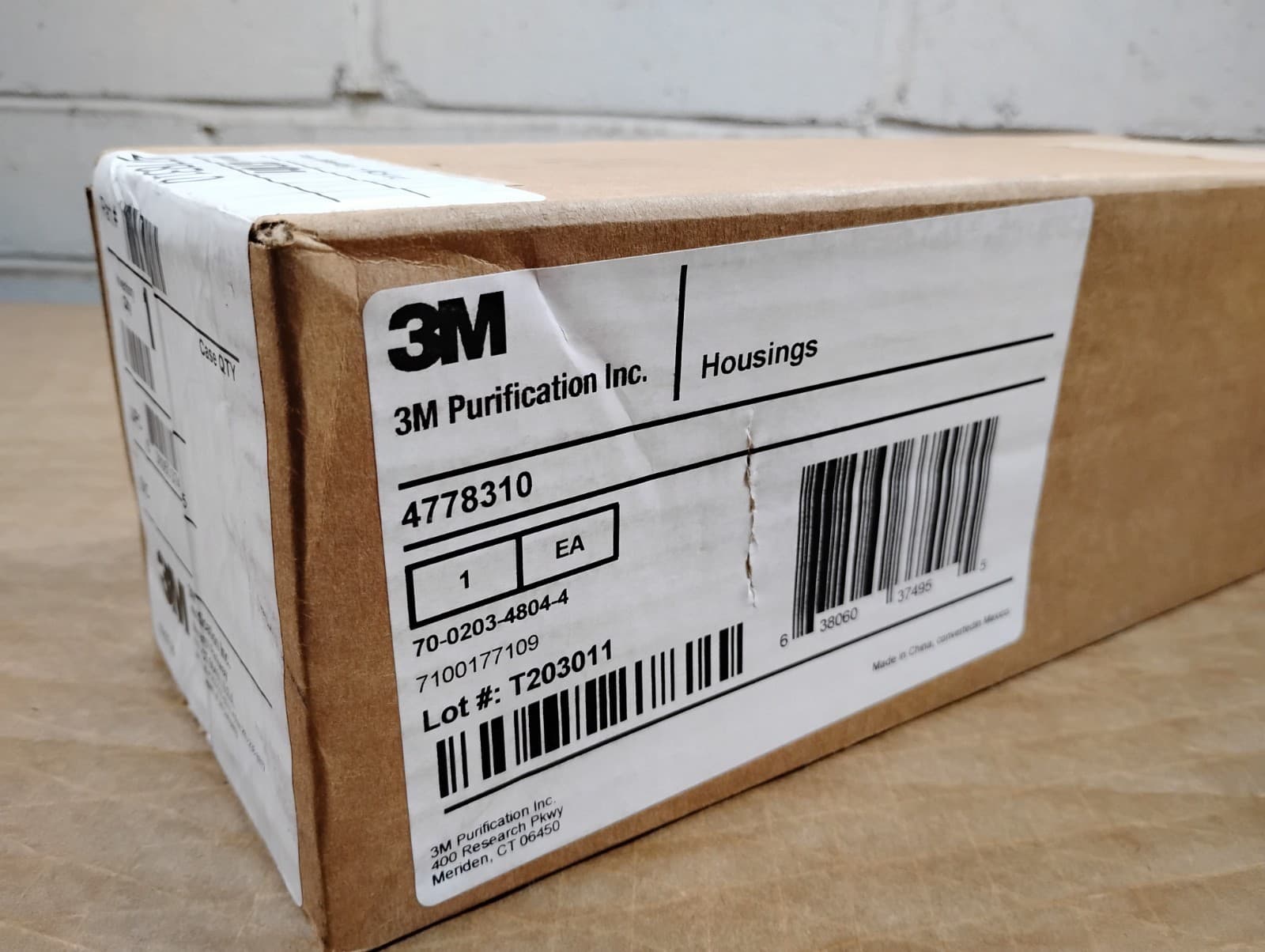 3m Stainless Steel 1" In/Out Filter Housing Assembly CT101 4