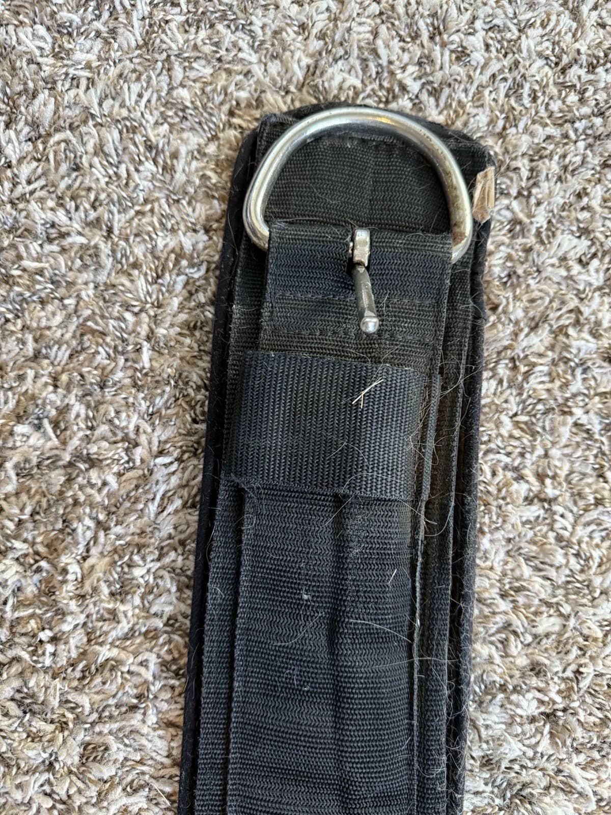 Equine Neoprene Western Straight Cinch Black Girth 28” 4