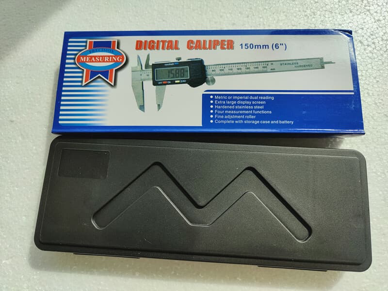 LED Digital Caliper Vernier 6" 150mm CNC Electronic Micrometer Ruler Gauge Meter 6