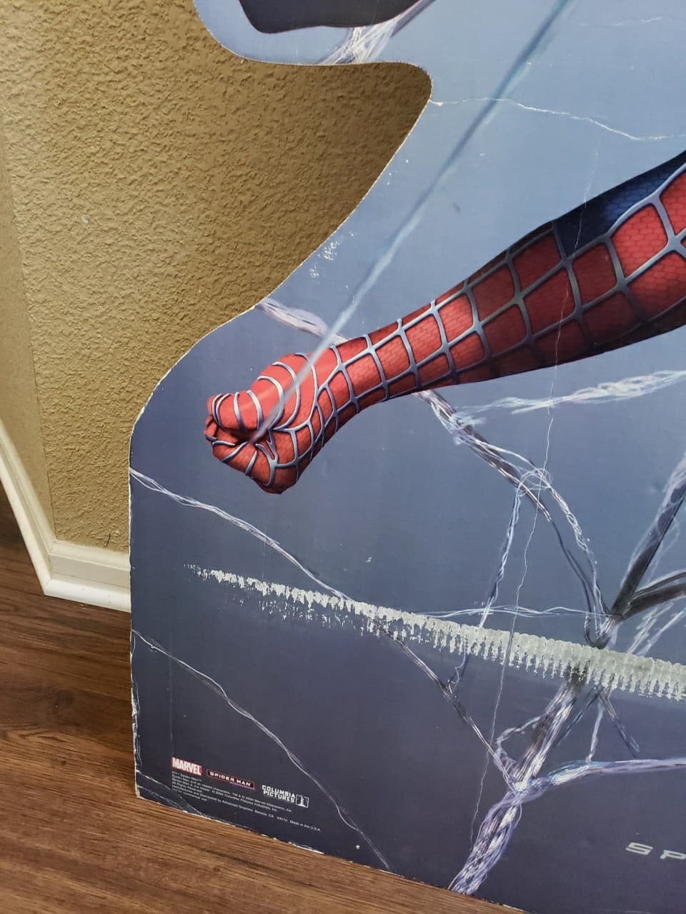 2004 Vintage Spider-Man 2 Movie 68” Marvel Cardboard Standee Standup Advertising 6