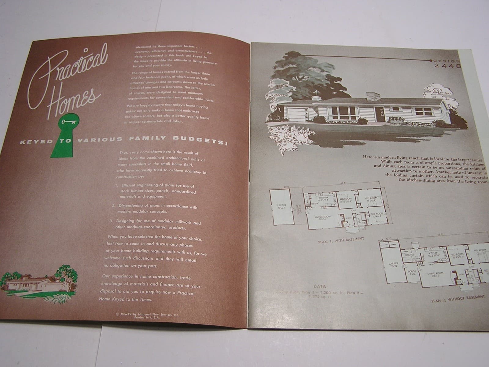 Vintage Practical Homes House Builder Brochure 1955 2