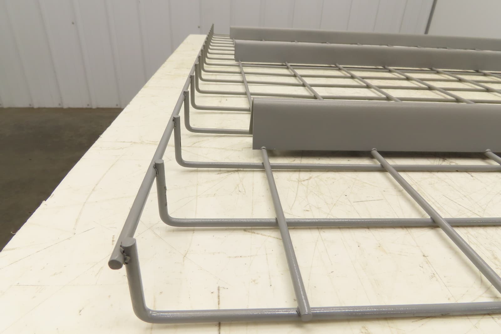 New Pallet Rack Wire Deck 44x46" Waterfall 3 Step Channel Racking 2500lb Mesh 6