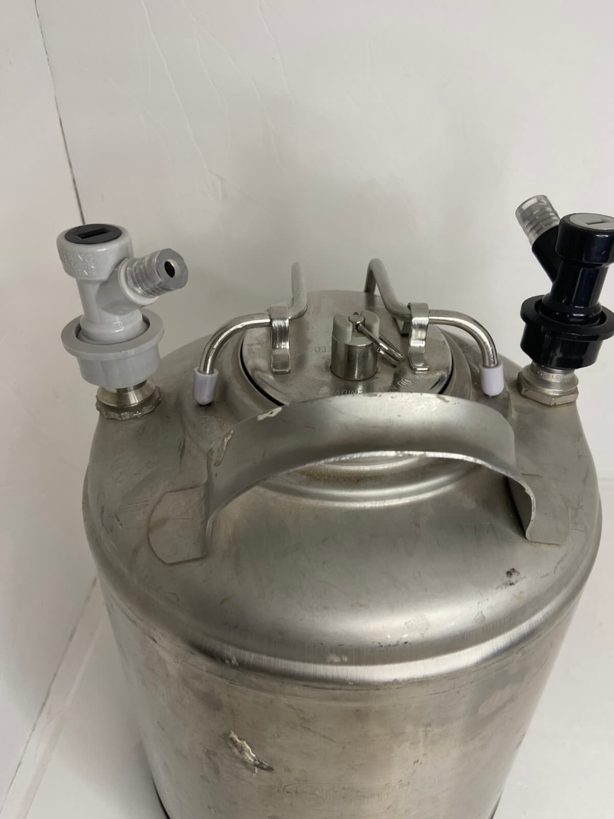 💧 2.5 GALLON SUPERIOR CORNELIUS CORNY KEG STAINLESS STEEL BALL LOCKING VALVES 5