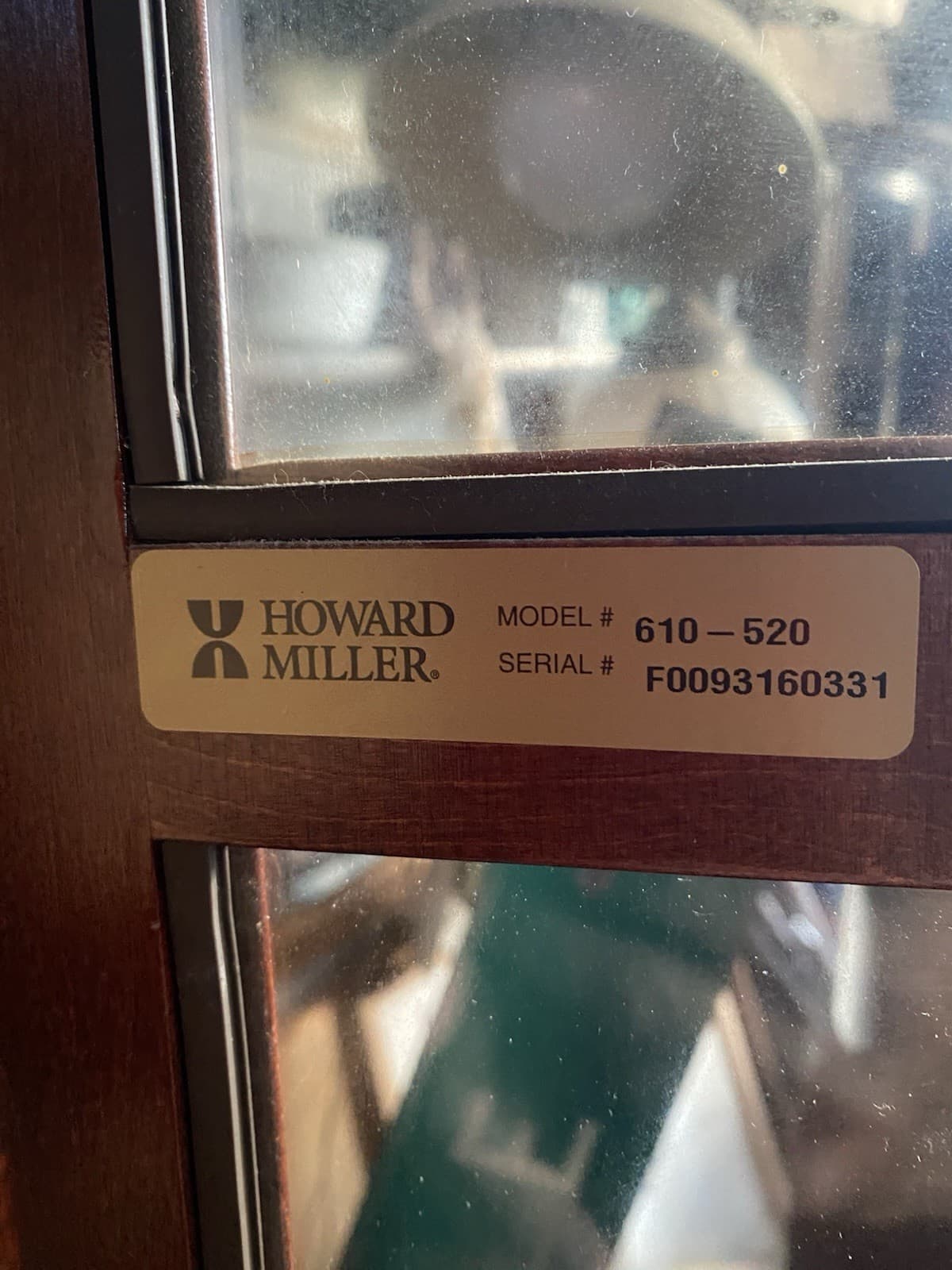 Howard Miller Authentic Grandfather Clock Weight Chain Set 3 Ridgeway  5ft 1in  4