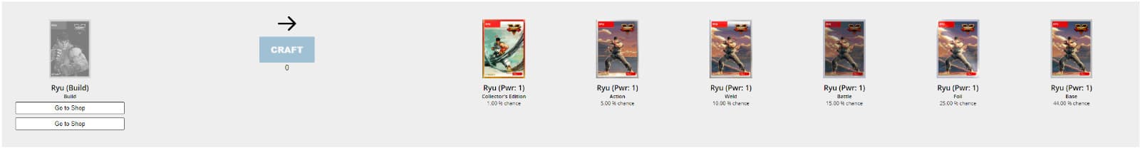 Kolin (power 1) FOIL - 2021 Street Fighter NFT Series 1 - MINT# 2,102 2