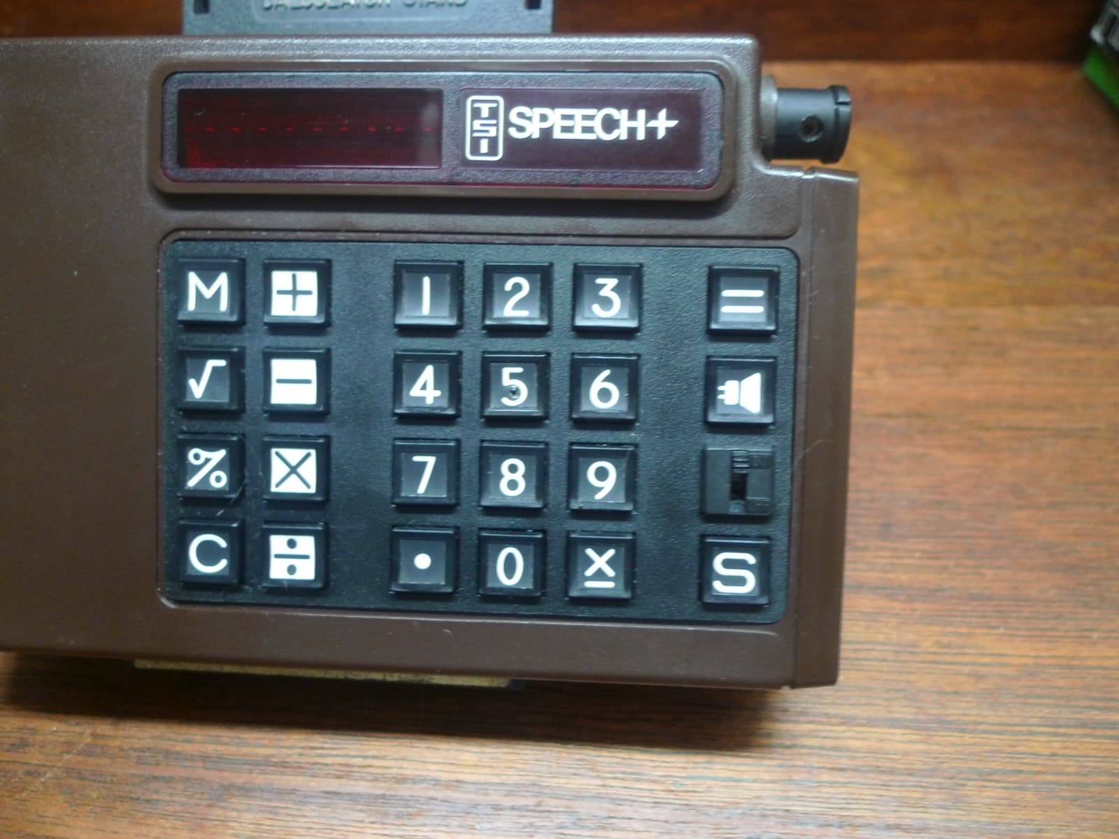 1976 TSI SPEECH + "FIRST TALKING" VINTAGE CALCULATOR WORKS PERFECTLY 6