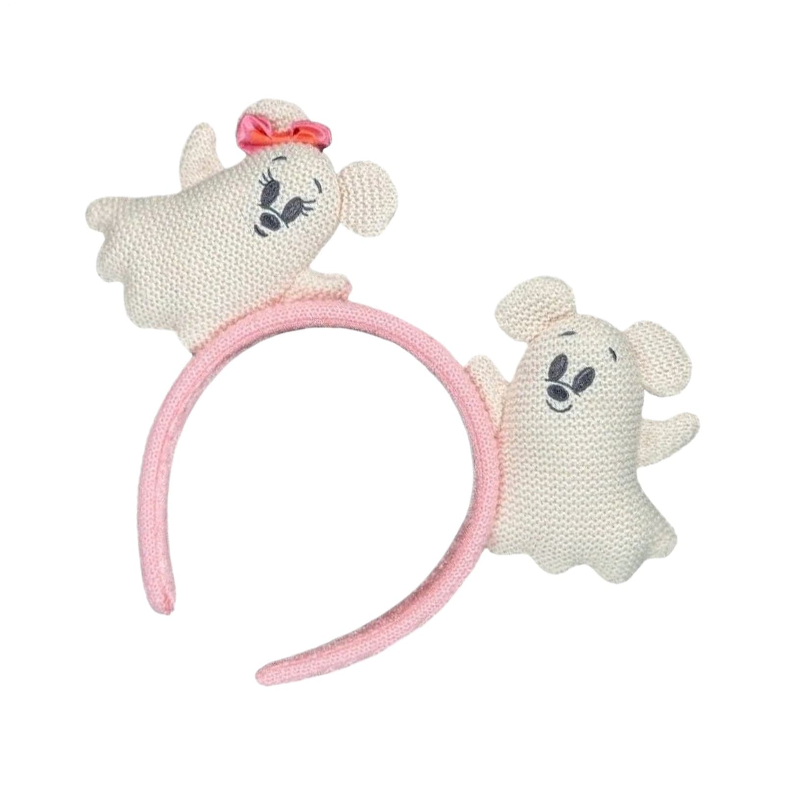 2025 Disney Parks Halloween Ghost Mickey And Minnie Mouse Ear Headband NEW 2