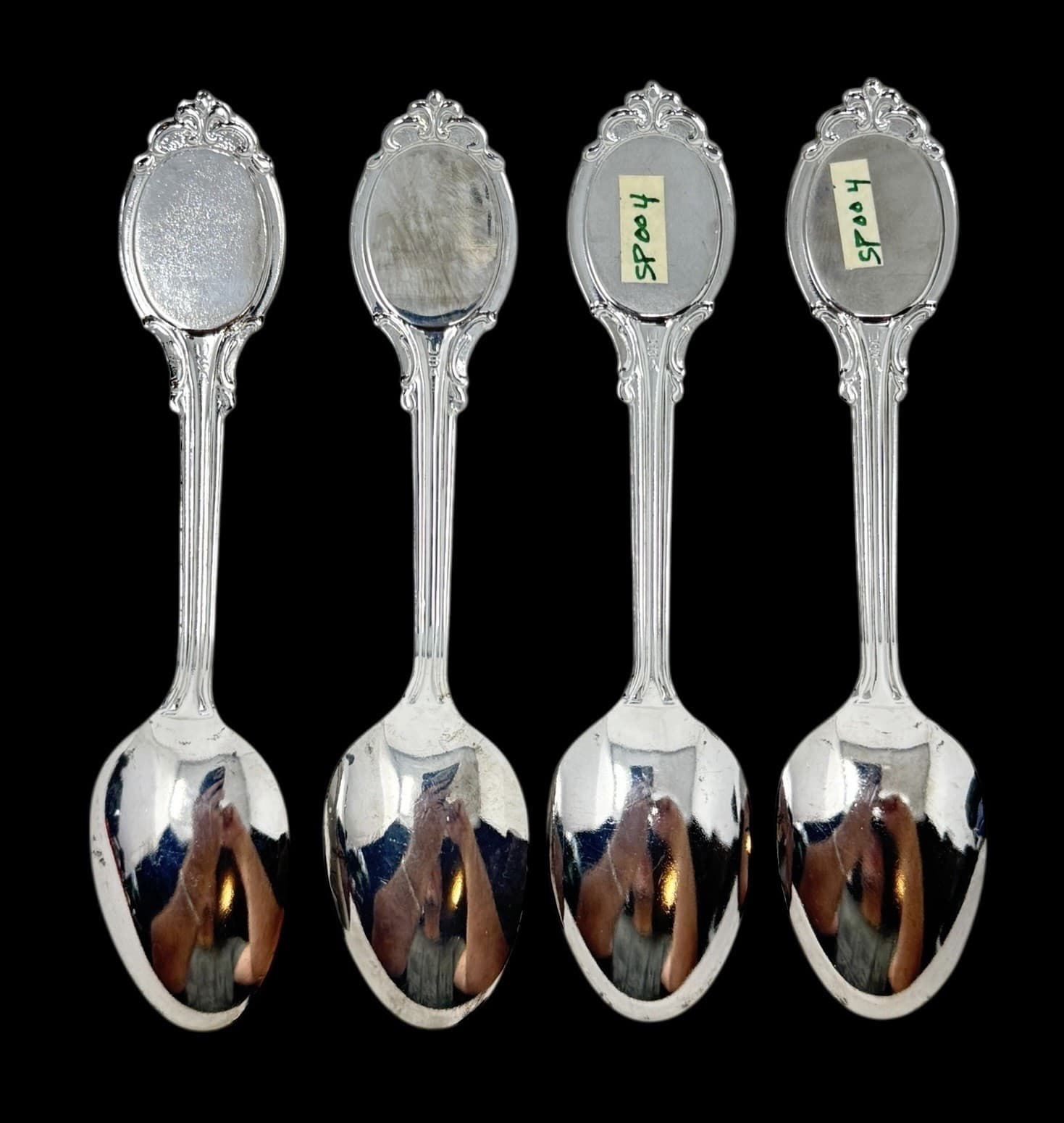 Set Of (4) Vintage Beatles Souvenir Tea Spoons Paul, Ringo, John & George 2