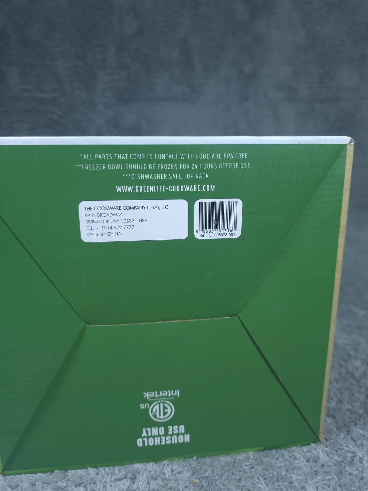 GreenLife Scoop Express Ice Cream Maker 1.5QT Pink Sorbet Frozen Yogurt New Box 5