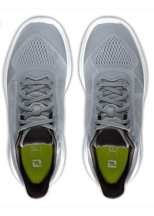 FootJoy FJ Mens Spikeless Golf Shoes Grey/White #56142 Medium Width 5