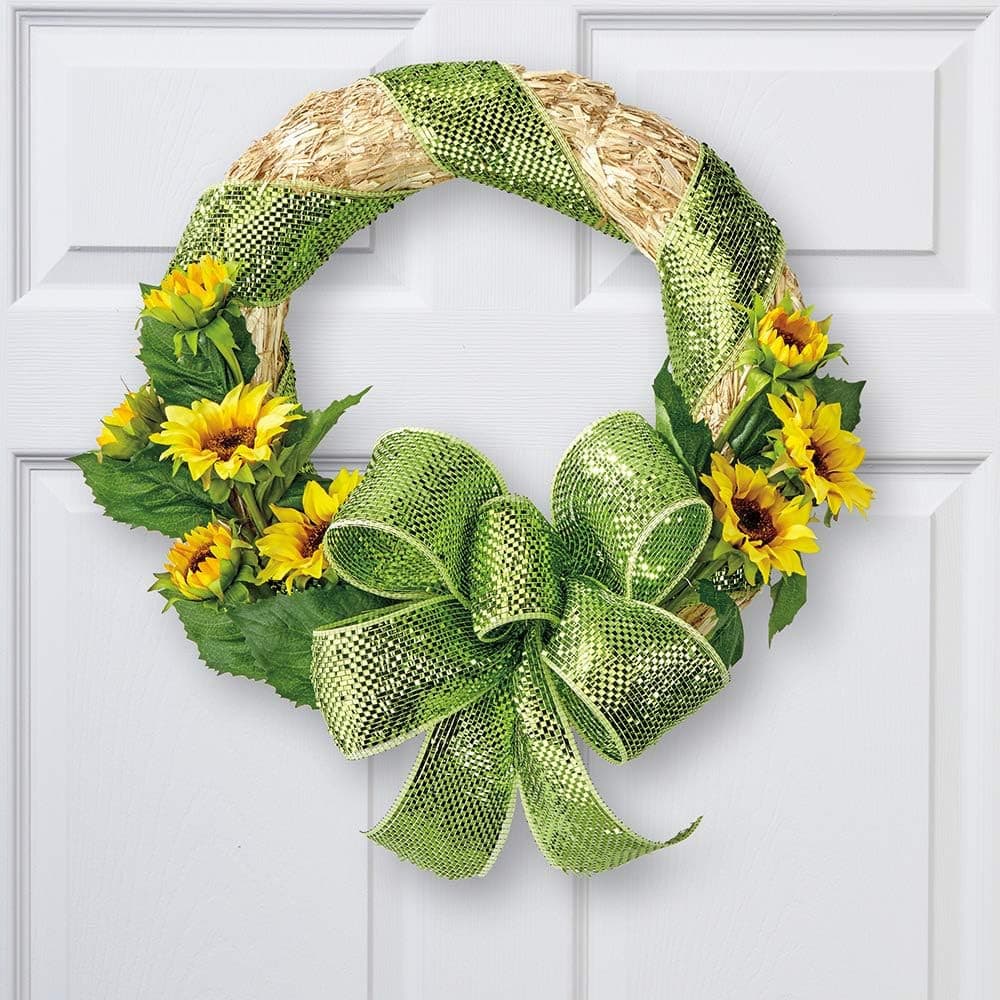 Straw Wreath Form 10 Inch Natural 6