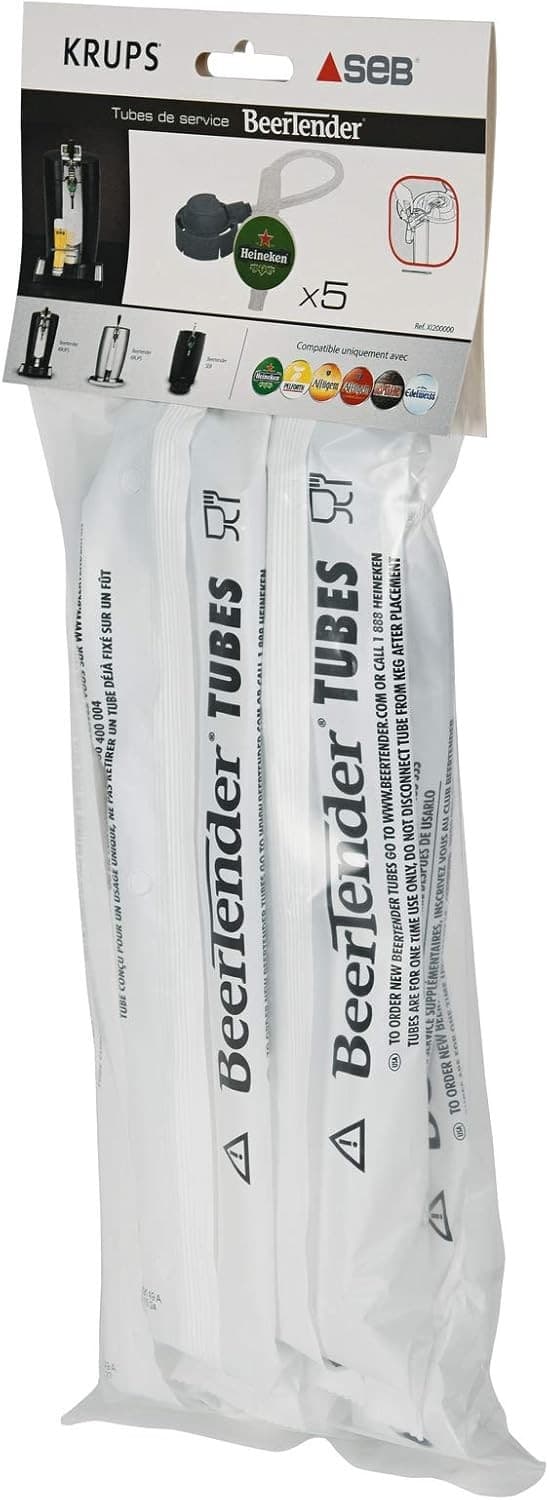 Krups 5 Service Tubes for Beertender Beer Pullers  5