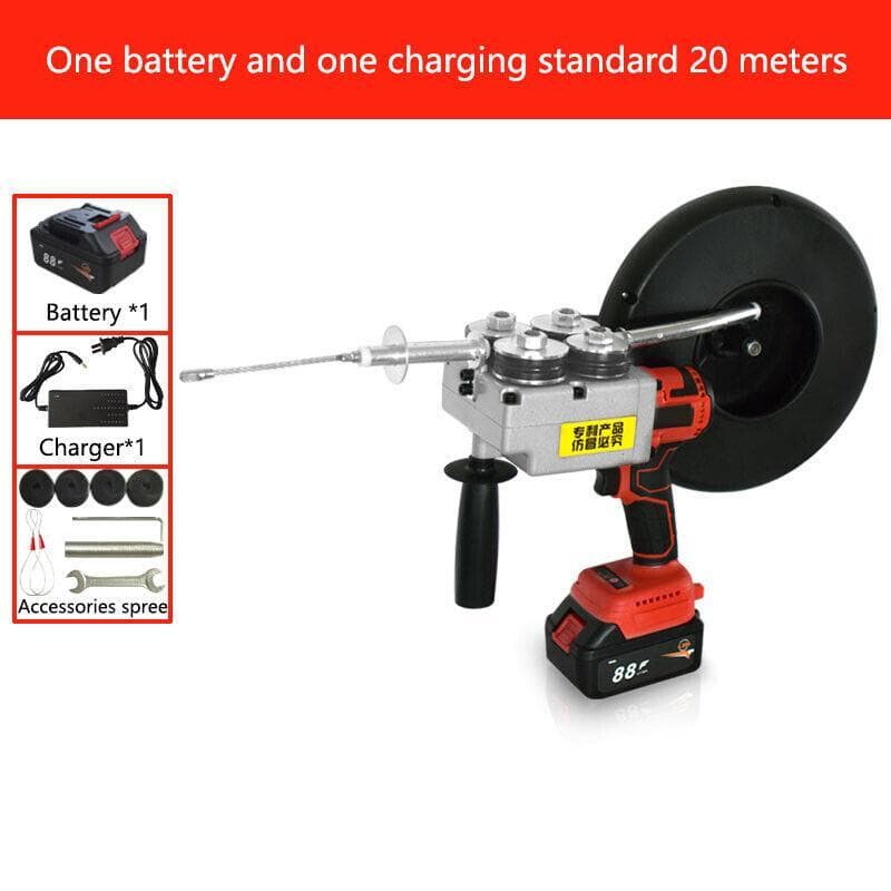 Stringing Machine Auto Electric Steel Wire Dark Line Pull Line Wire Guide Tool 4