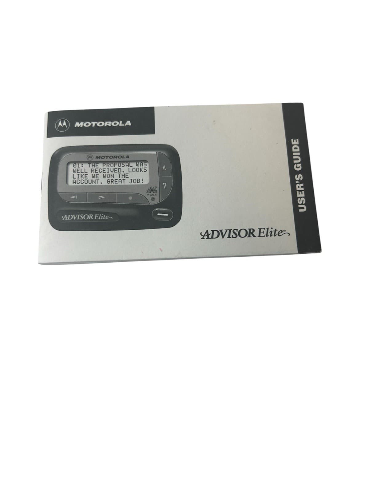 Motorola Advisor Elite Pager User Guide