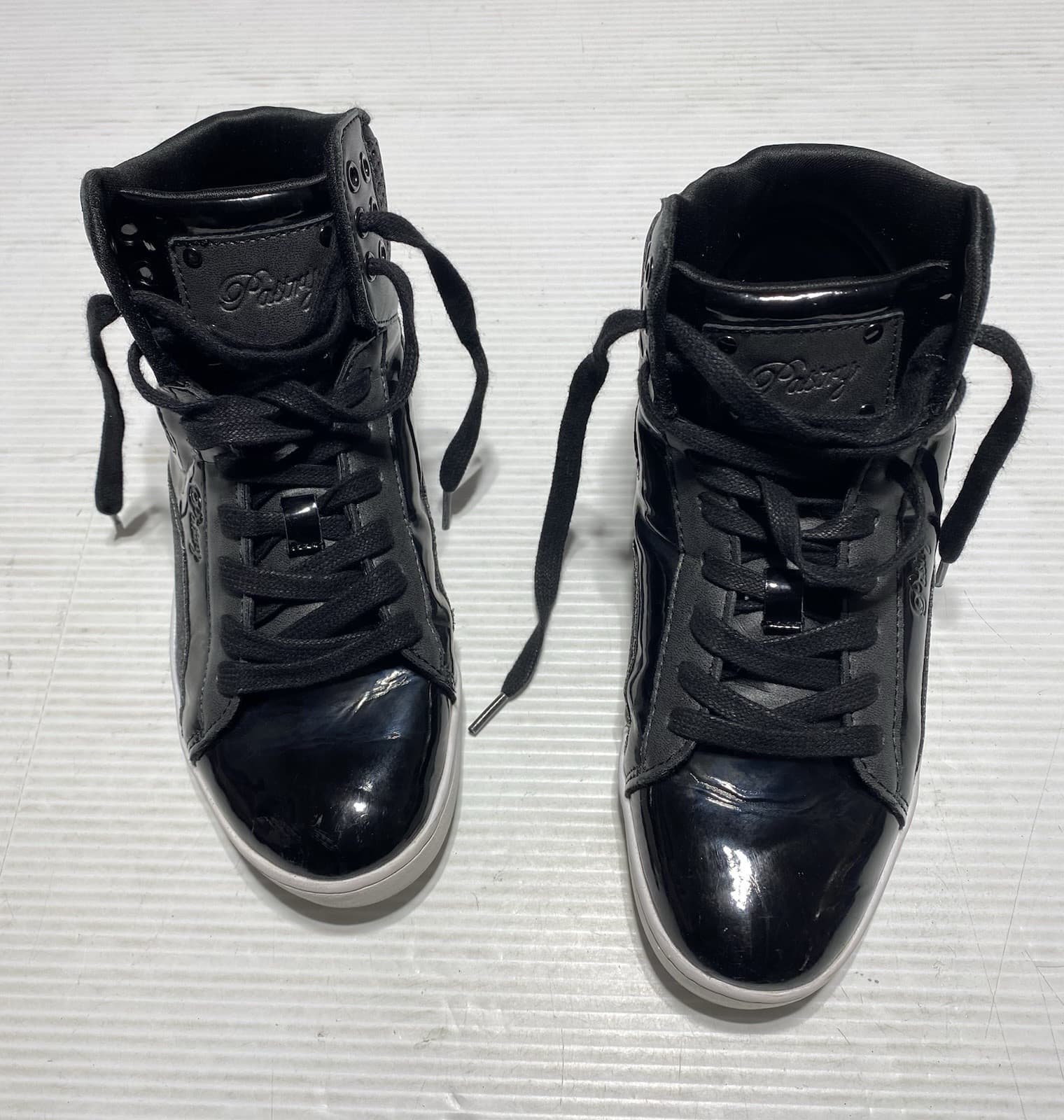 ADULT WOMEN'S SZ 10 GLITTER BLACK SNEAKERS BY PASTRY STYLE PA151000 DANCE NICE