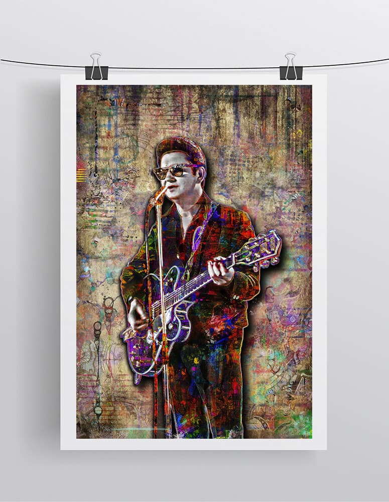  ROY ORBISON 20x30in Poster, Roy Orbison Tribute Print Free Shipping US  3