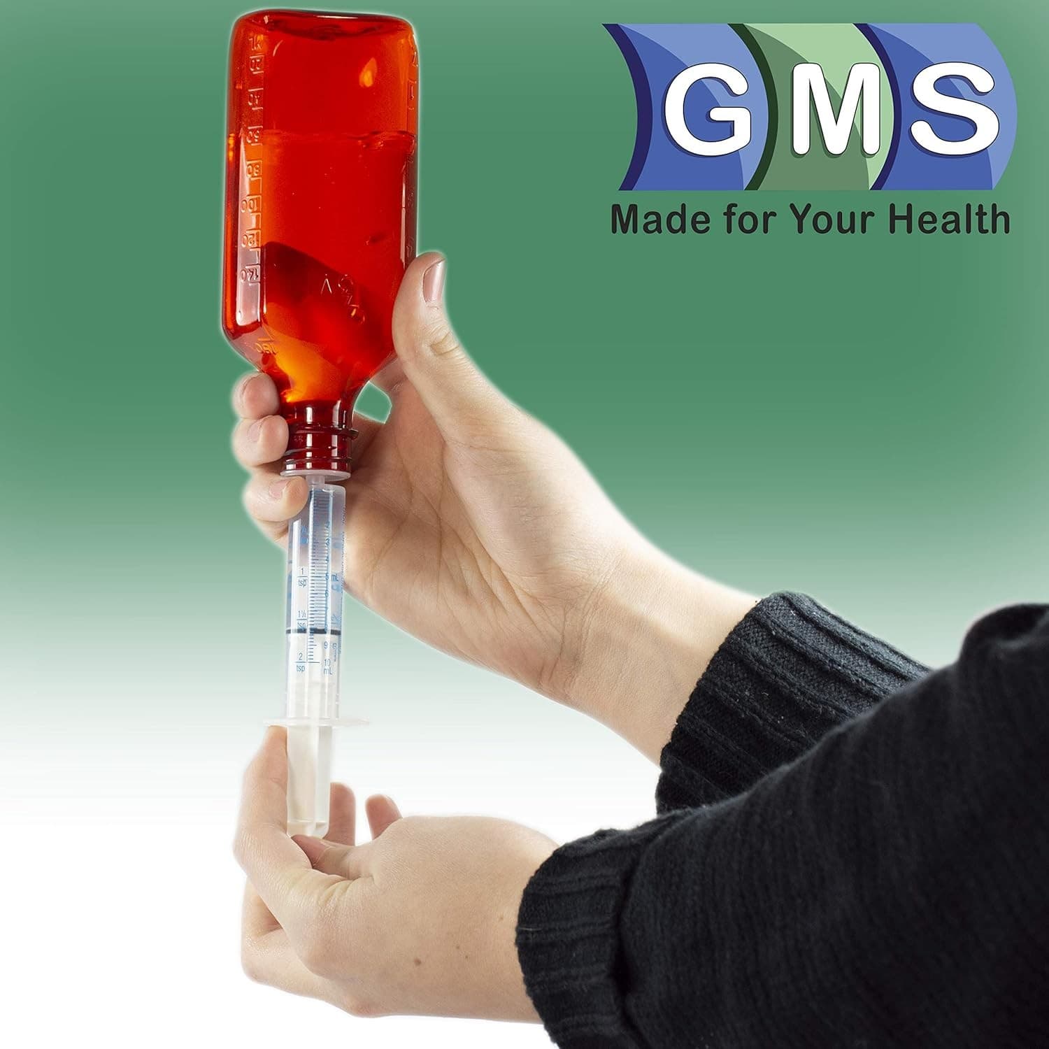 GMS Press in Bottle Adapter Plug for Oral Medication Syringes and Liquid...  5