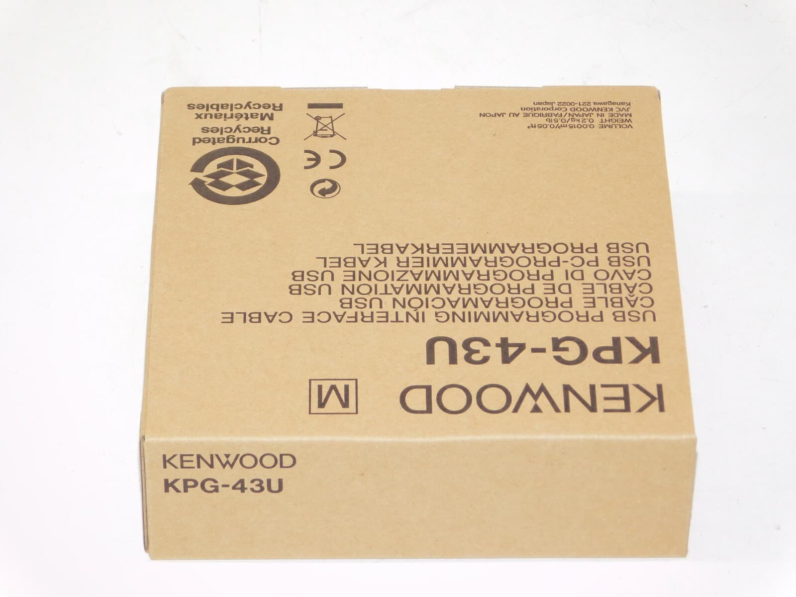 New Kenwood KPG-43U USB 12 Pin Programming Cable OEM Mobile Radio TK 690 790 890 2