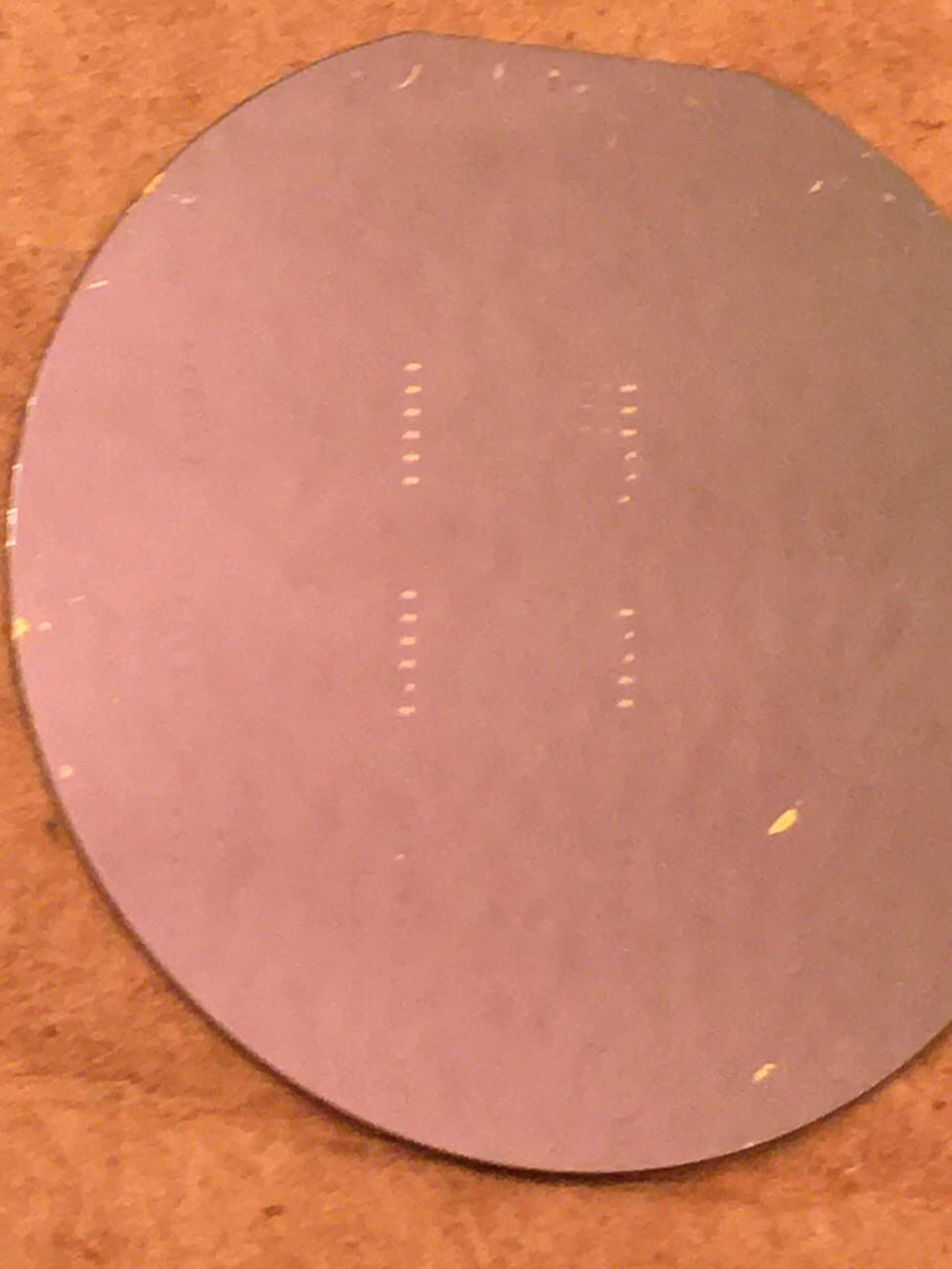 2" Silicon Wafer Unique Extremely Rare  RF NAND Vintage CPU Chip 2