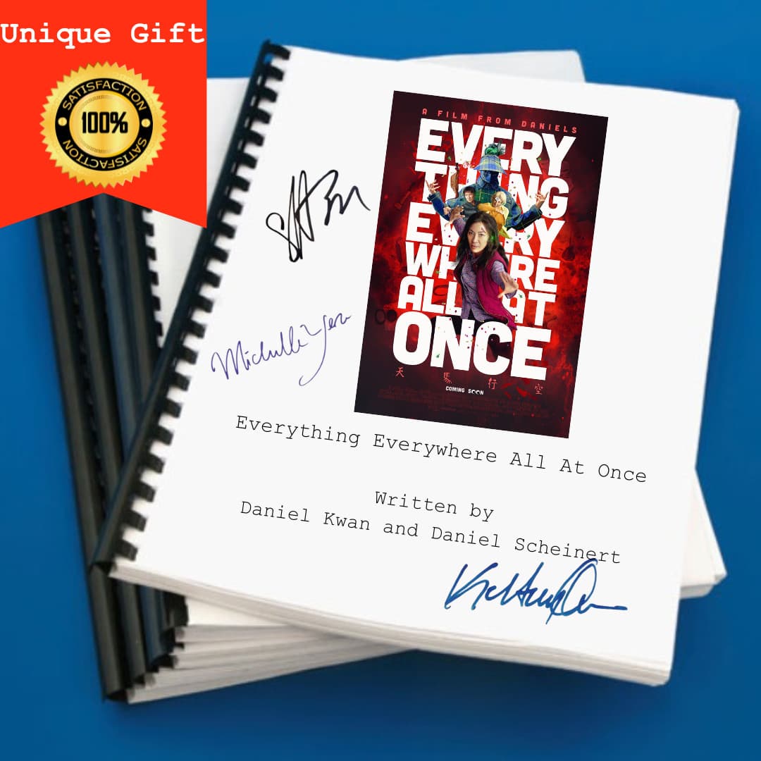 Everything Everywhere All At Once Movie Script Screenplay Gift for Film Buffs