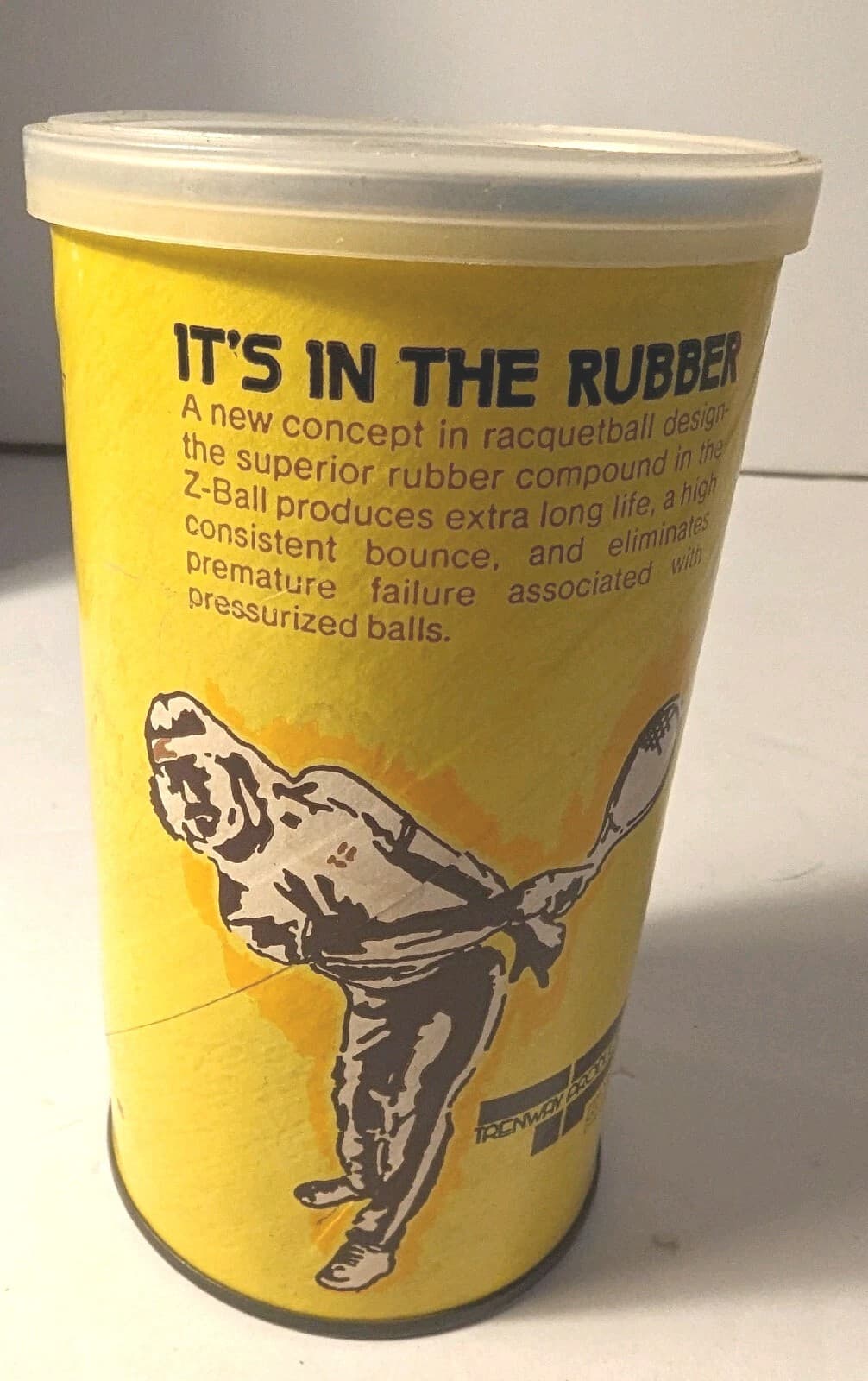 Vintage Z BALL Racquet Balls, 1976-1977 Trenway Handicap Tournament, New Sealed 2