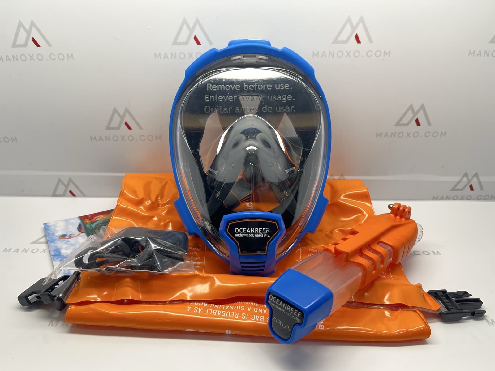 OCEAN REEF - Aria QR+ Quick Release Full Face Snorkel Mask with Snorke 2