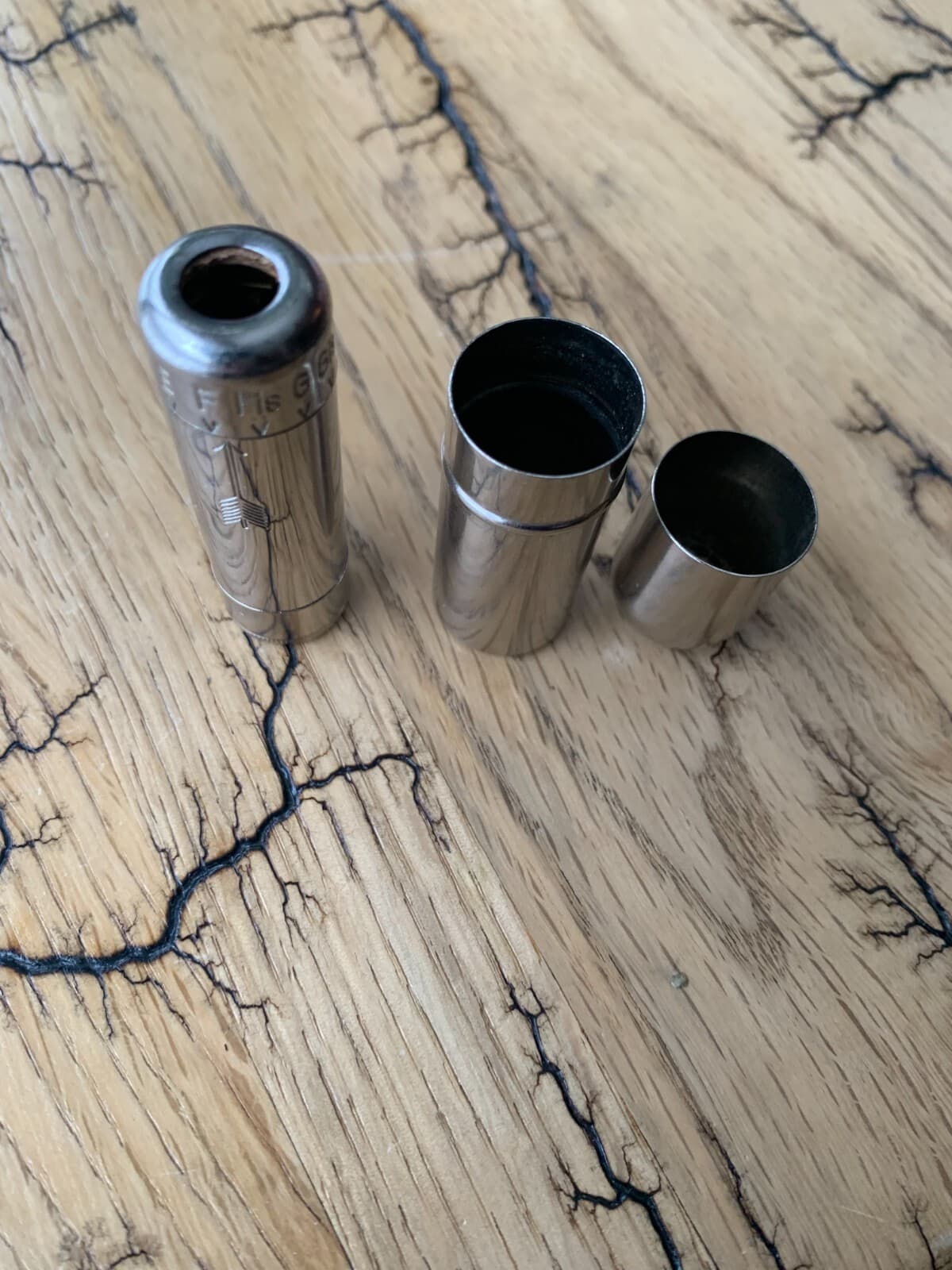 Antique Kamerton Camerton Pitch Pipe Single Tuner Harmonica Chromatic Case Rare 4