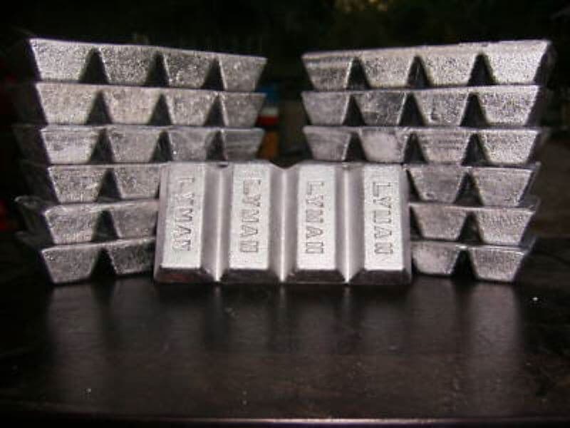 18+ lbs of Lyman lead ingots / NEW LOWER PRICE! & free shipping