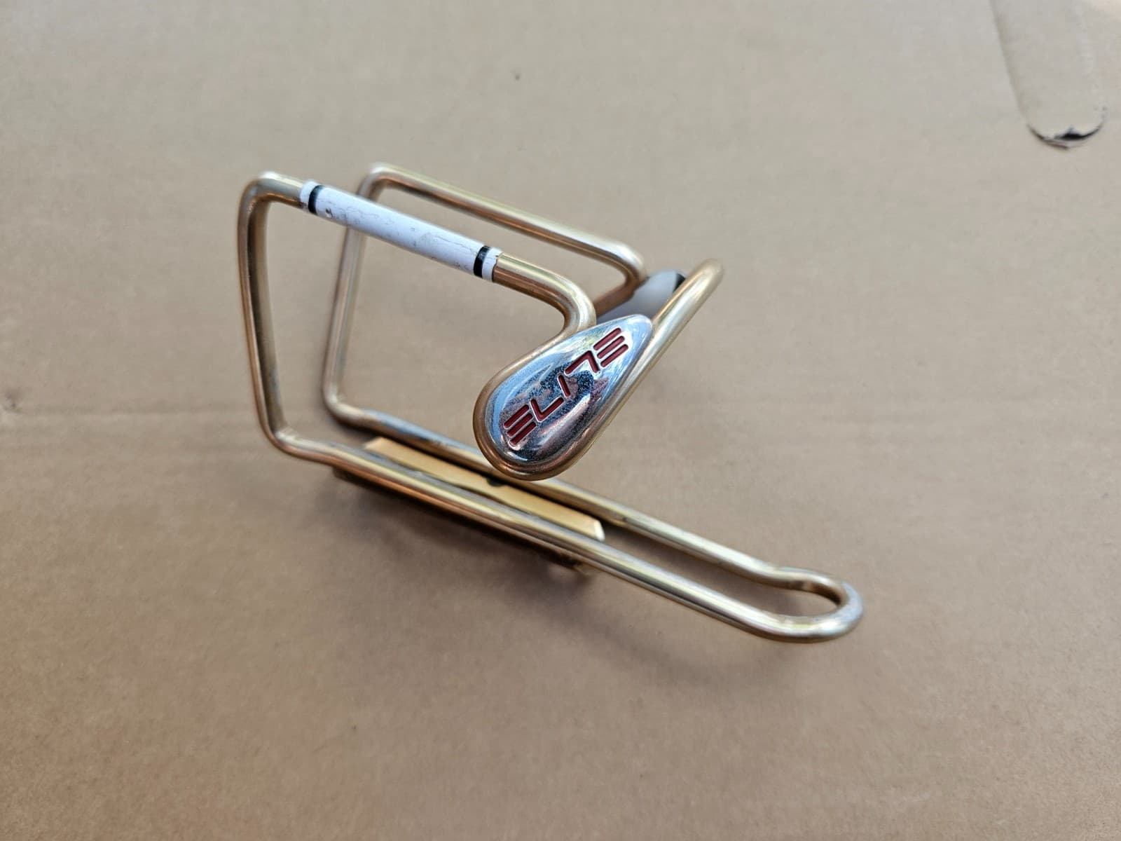 Vintage(?) Elite Gel Aluminum Bottle Cage Road Mountain Bike Bronze 2