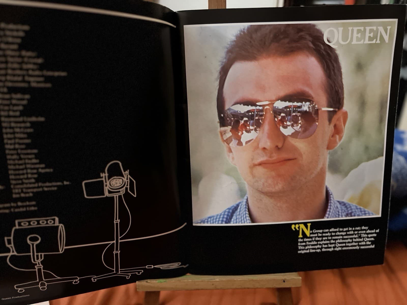 QUEEN The Band Concert Tour Program Book. USA 1980 Tour 6