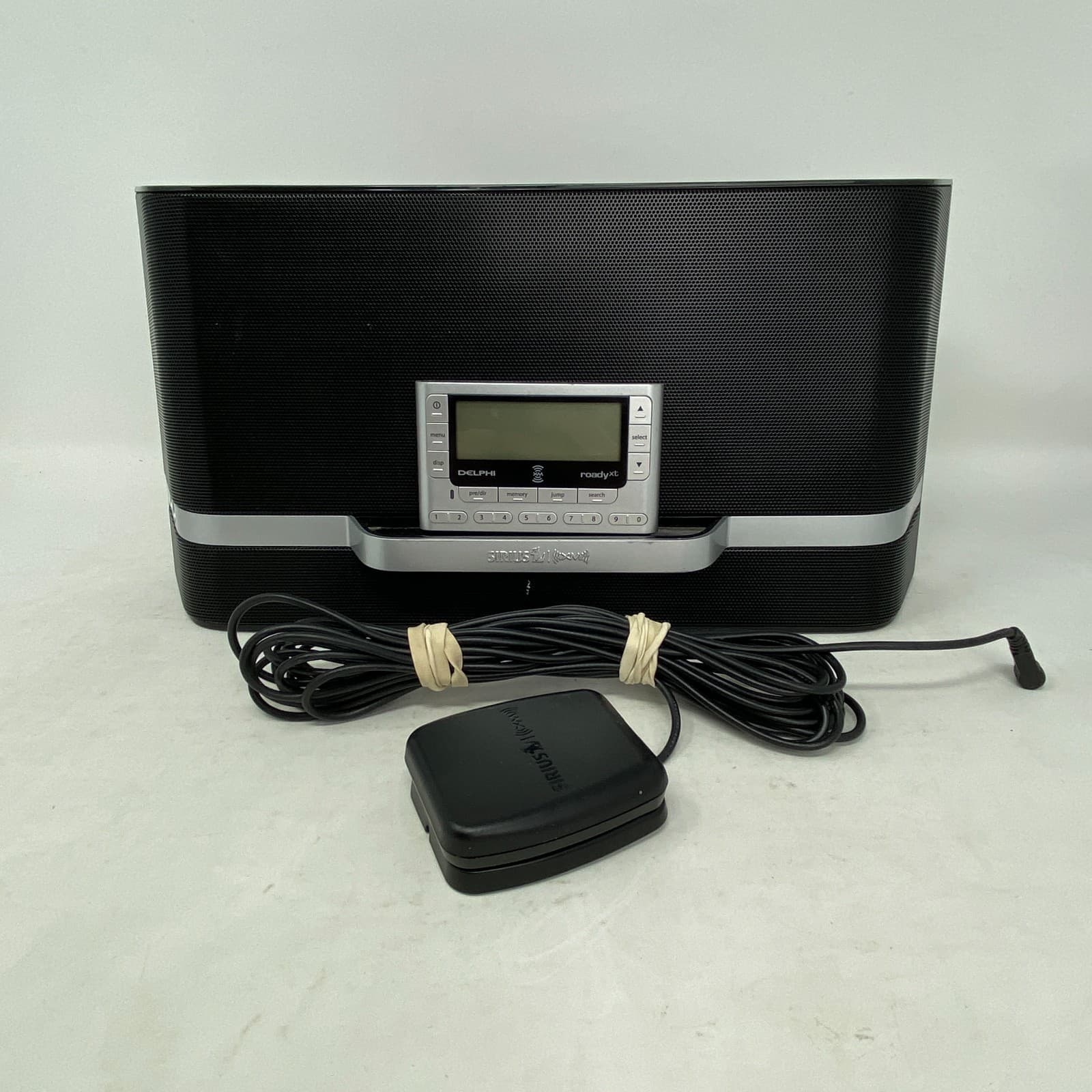 Sirius XM Radio SXABB1  Speaker Doc and Delphi SA10177 w/ antenna. WORKING!