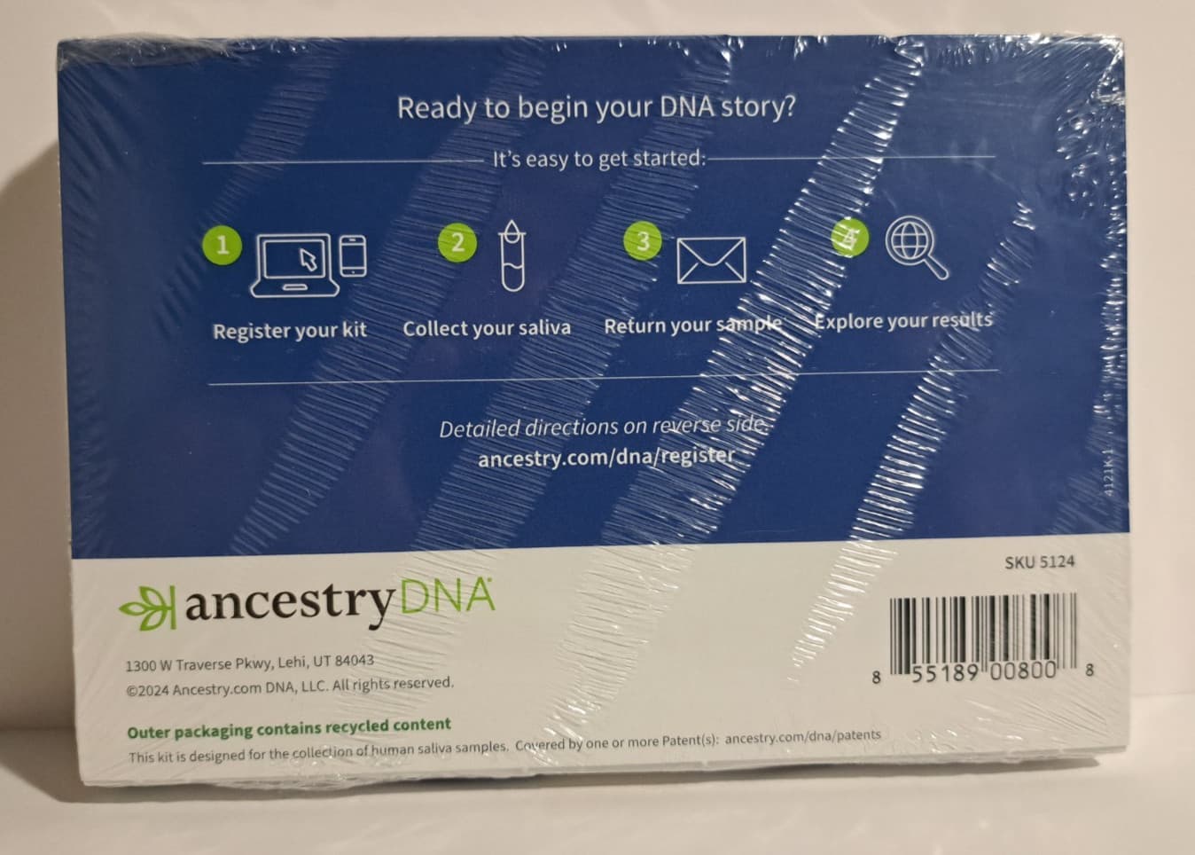 Ancestry DNA Genetic Test Kit Complete DNA Test Kit Brand New Sealed Package 2