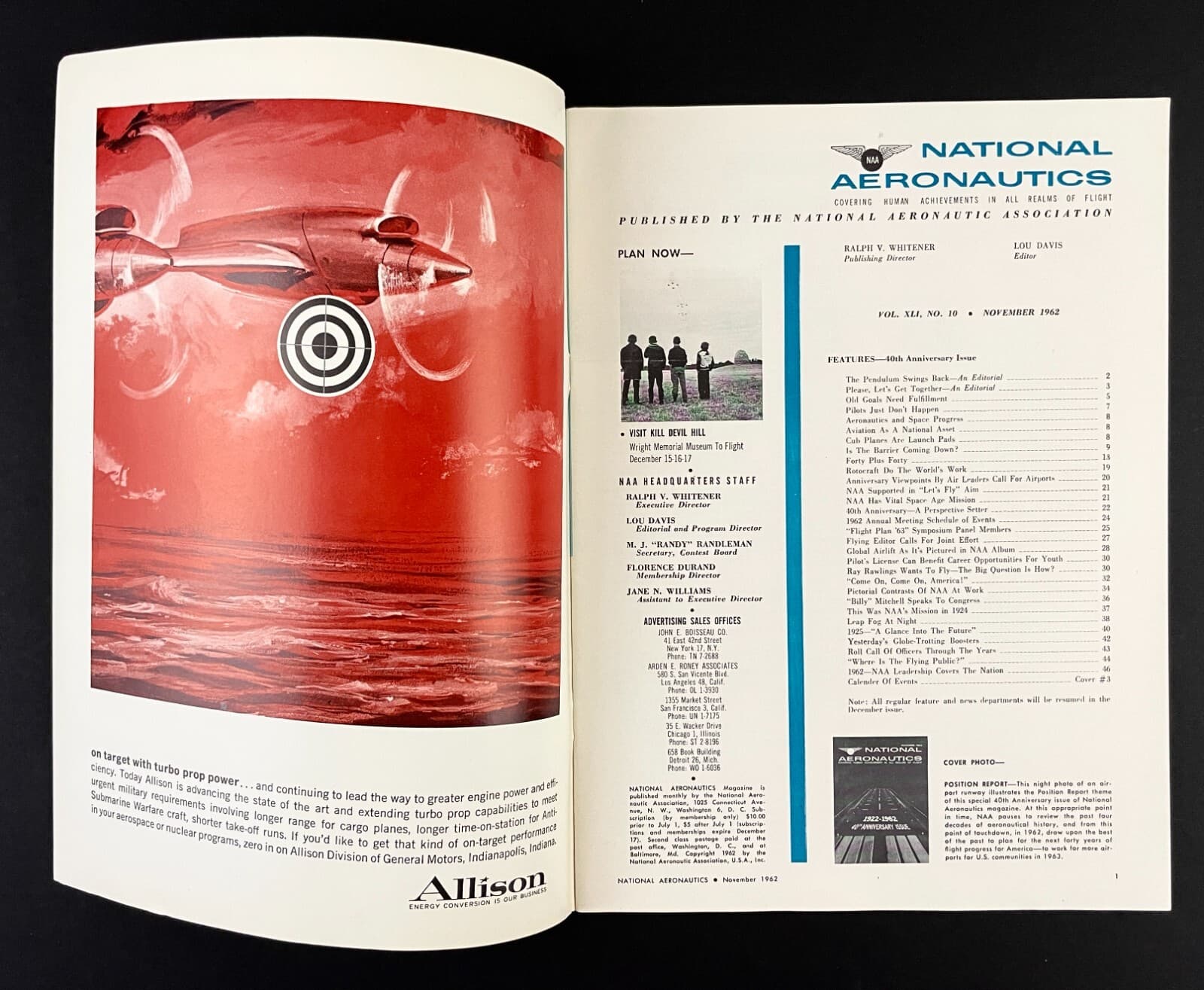 1962 NAA National Aeronautics VTG Magazine Flight 40th Anniversary Planes Pilots 2