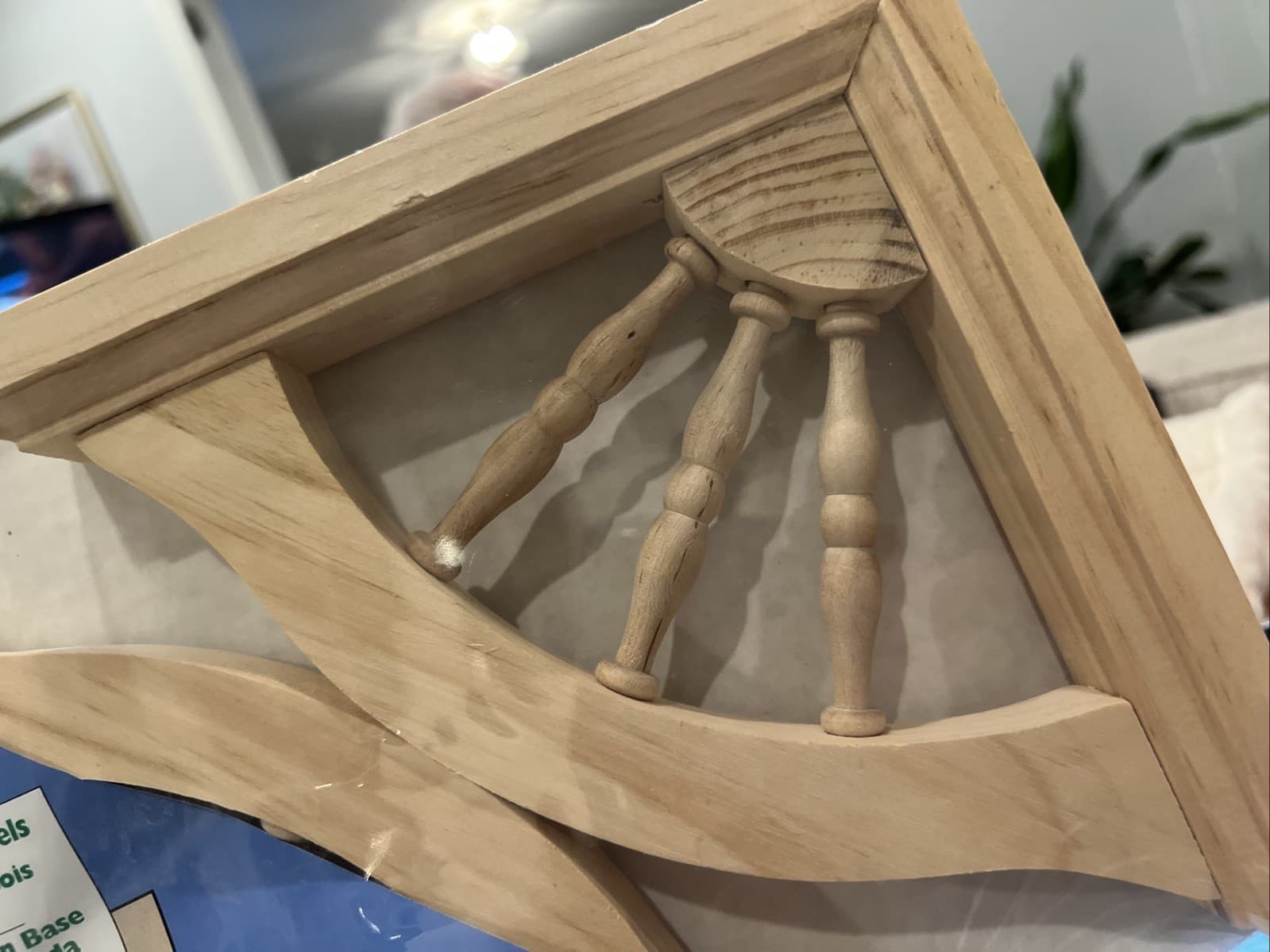 Wood Specialties Solid Pine Wood Corbels 7"x7" Shevles up to 10" NEW IN PKG 4