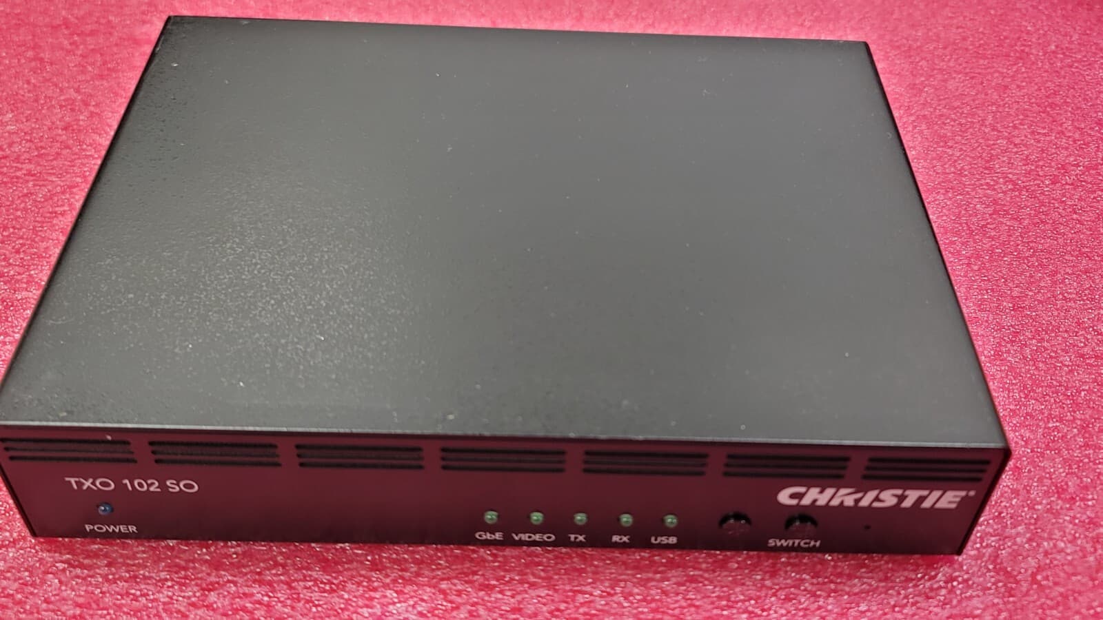 Christie Terra TXO 102 SO SDVoE HDMI Video Audio Transmitter Fiber Optic Network