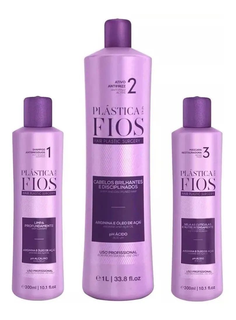 Cadiveu Plastica dos Fios 3 Steps Brazilian Keratin + Cadiveu Liso Mágico 215ML 3