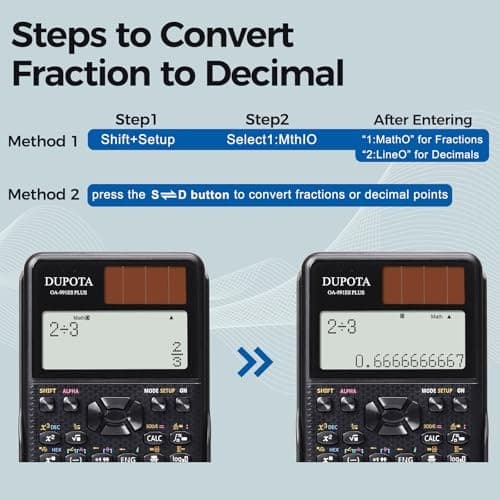OA-991ES Plus Scientific Calculator with Natural Formula 991ES PLUS 4