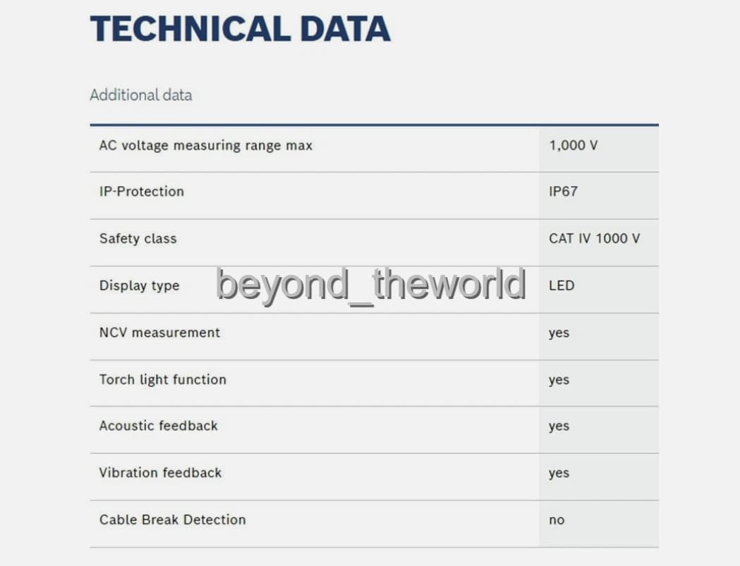 Bosch GVD1000-17 Non-Contact Voltage Detector / Tool Only ⭐Tracking⭐ 3