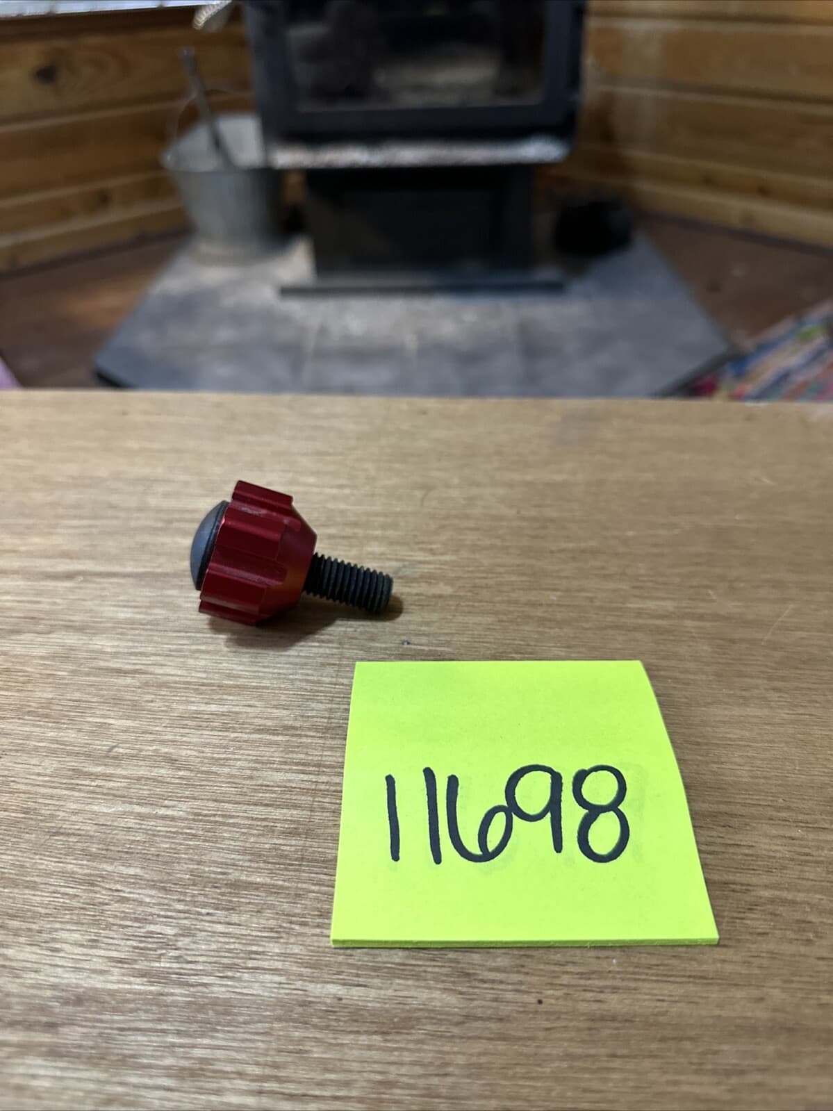 Used Stryker 6370 Ambulance Antler Rail Stretcher Mount Bolt Red Thumb Screw (1)