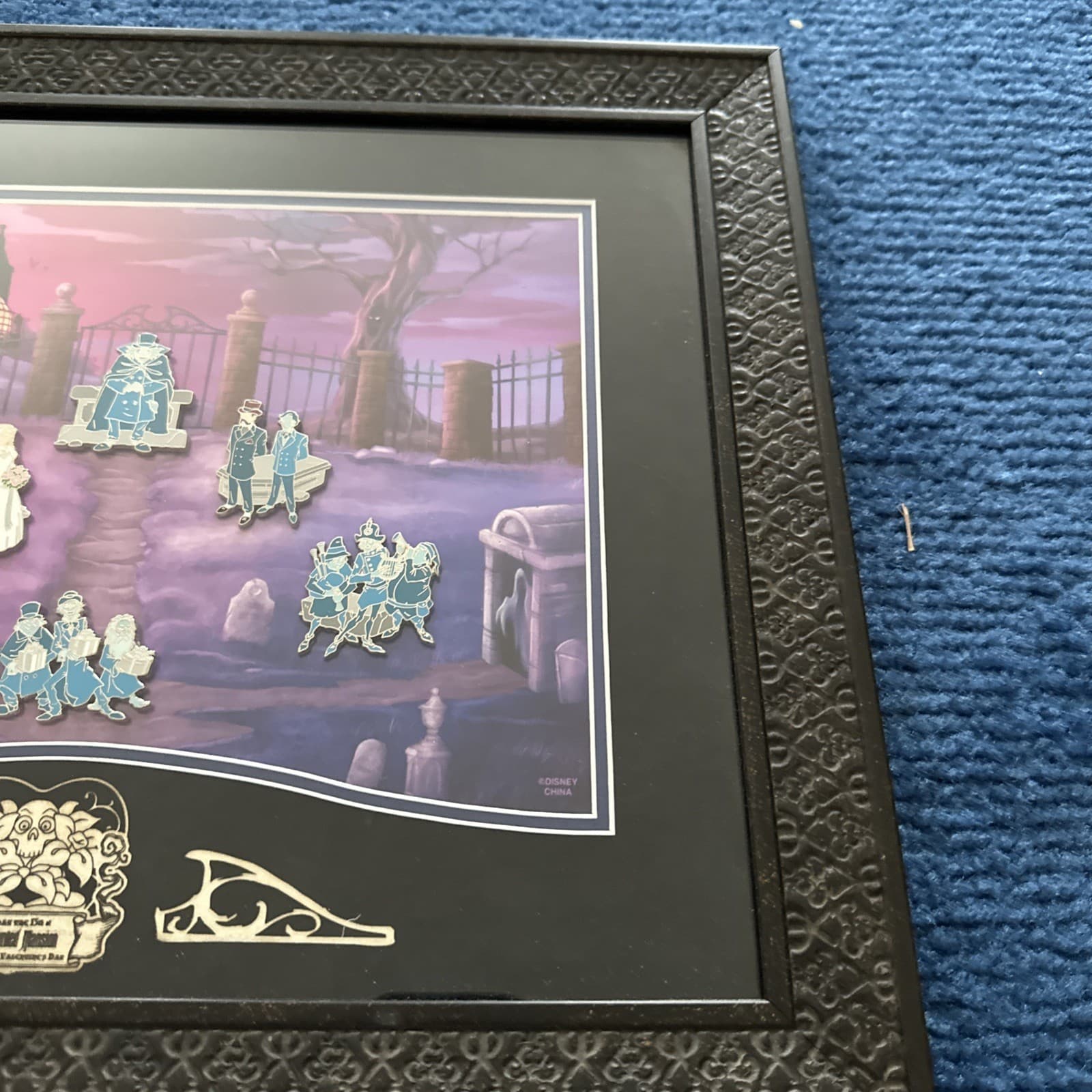 Disney Haunted Mansion Friday The 13th Eve Of Valentines Pin Framed Set LE 213 6