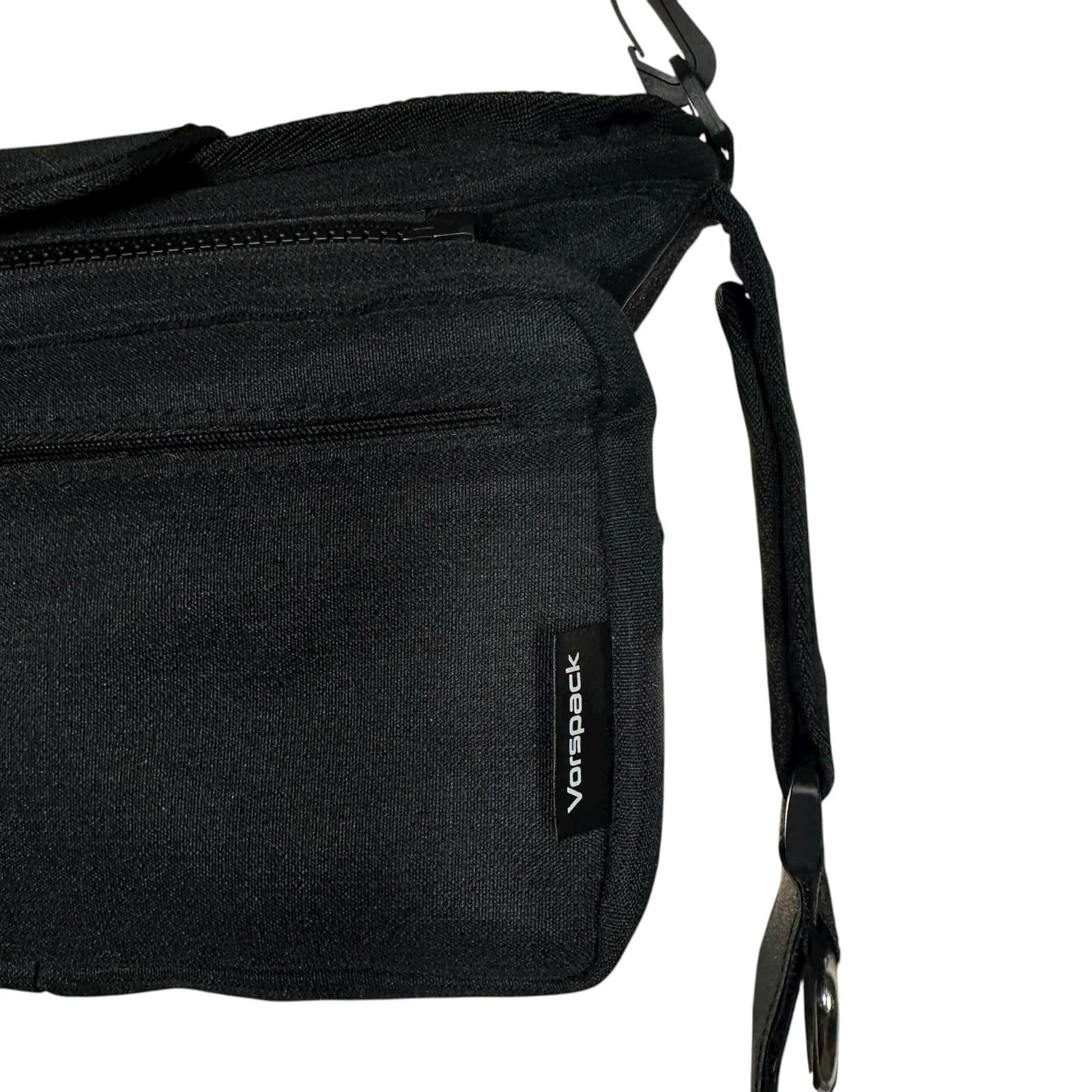 Vorspack Black Baby Stroller Organizer Detachable Bag w/ Bottle Cup Phone Holder 2