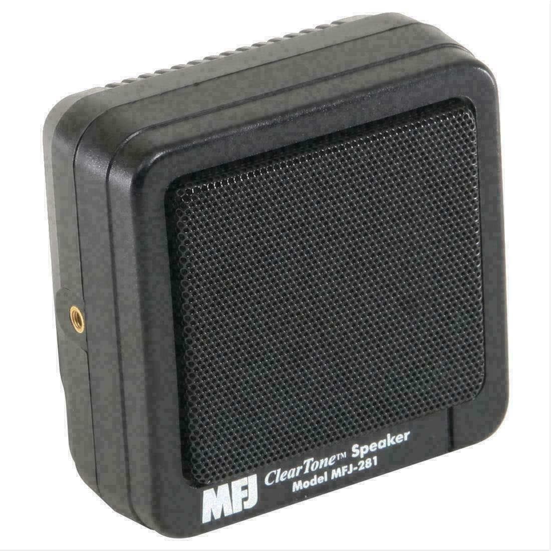 MFJ-281 Clear Tone external Speaker for Mobile Ham CB Radios w/ Mounting Bracket