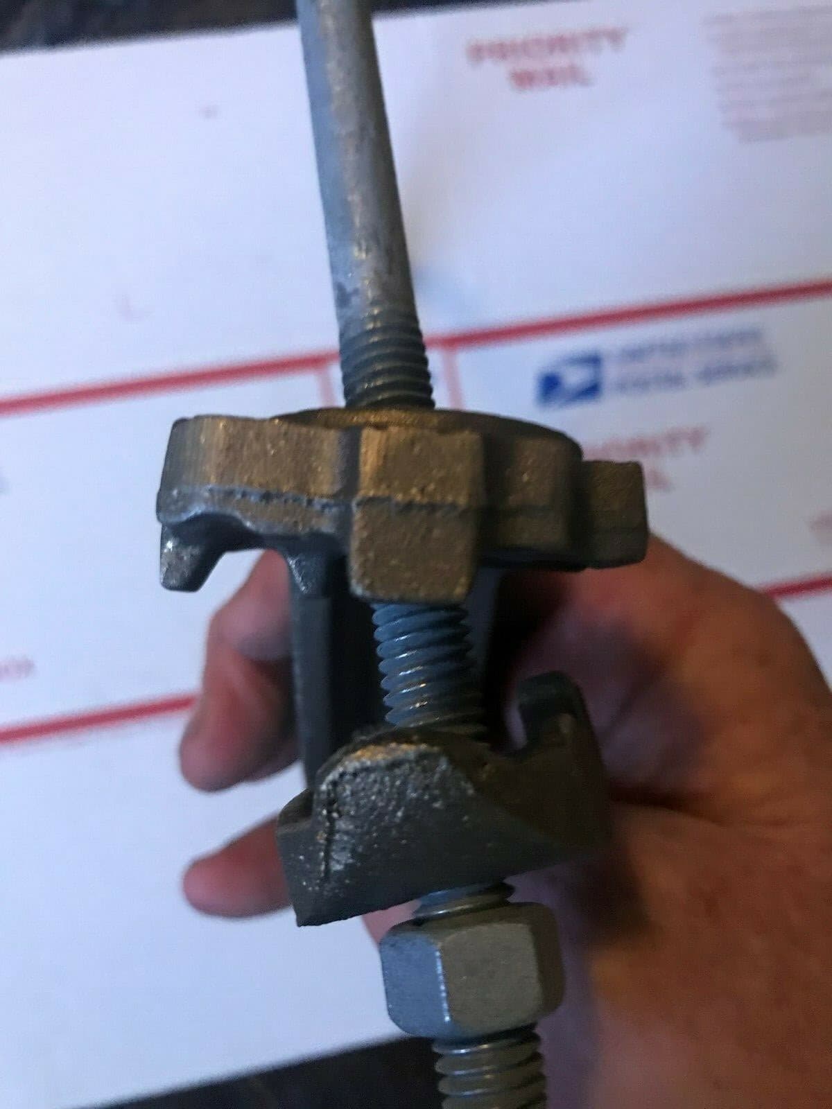 BURNDY Grounding Connector,Mechanical,Cu Alloy, GAR3907 8" pipe clamp 3