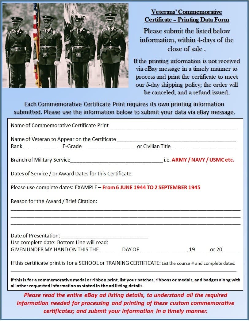 FRENCH CROIX DE GUERRE - w/GOLD STAR / WWII (COMMEMORATIVE CERTIFICATE) 2