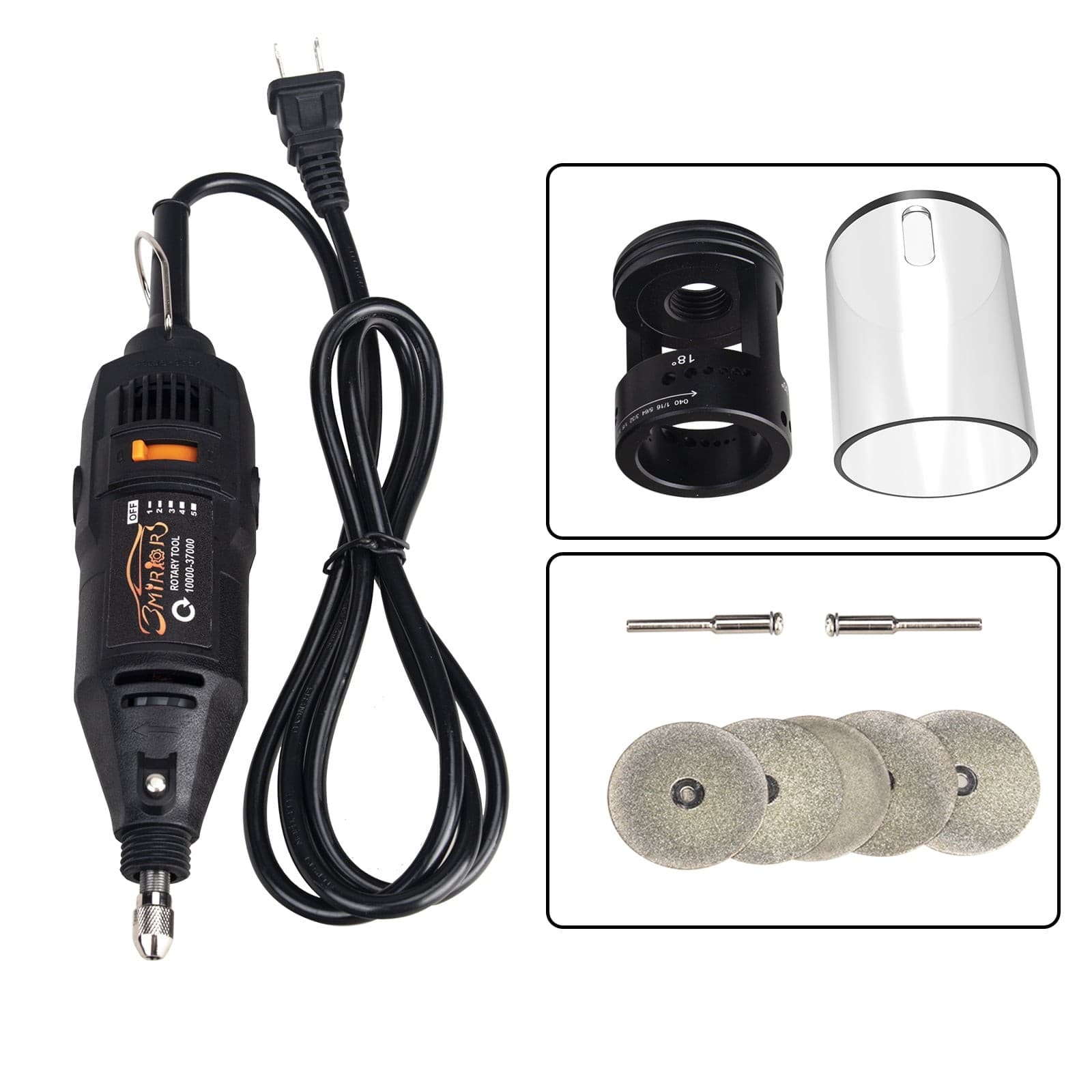 Tungsten Electrode Sharpener Grinder TIG welding Rotary Tool 6 Sizes 4 Angles 4