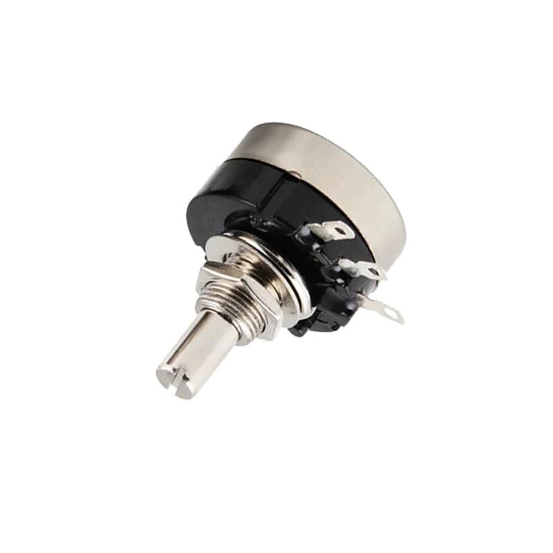 1K - 1M Rotary Potentiometer Variable Dial Resistor Precision Single Turn + Knob 4