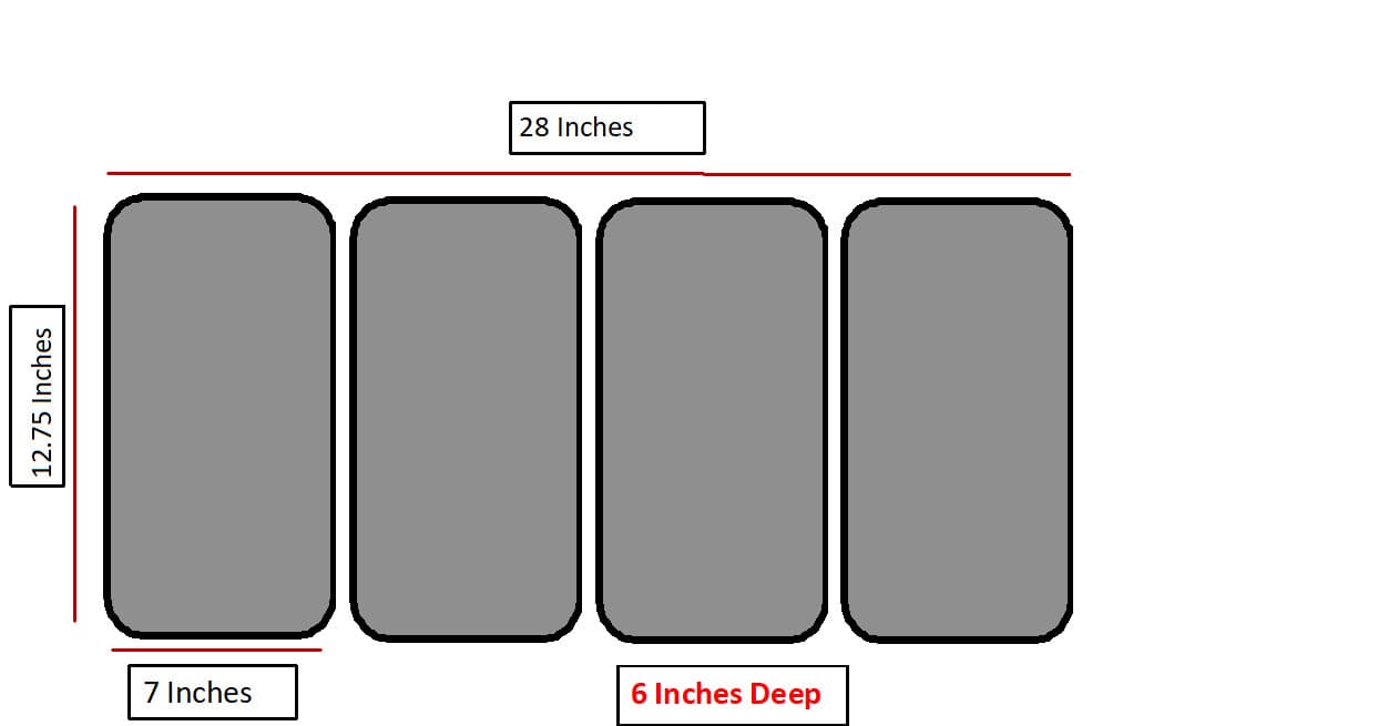 Portable Concession Sink 4 Compartment Sink NEW- Silver (FREE 30 DAY RETURNS!) 2