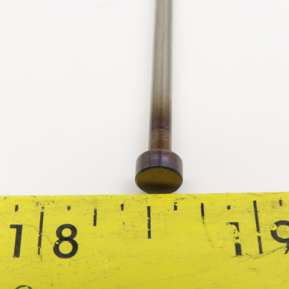 Royal 3mm  OD x 160mm OAL Metric Core Ejector Pin 6mm Head Lot Of 14 5